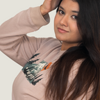 Comfort Fit Long Sleeve Shirt | Hiking Camping Print