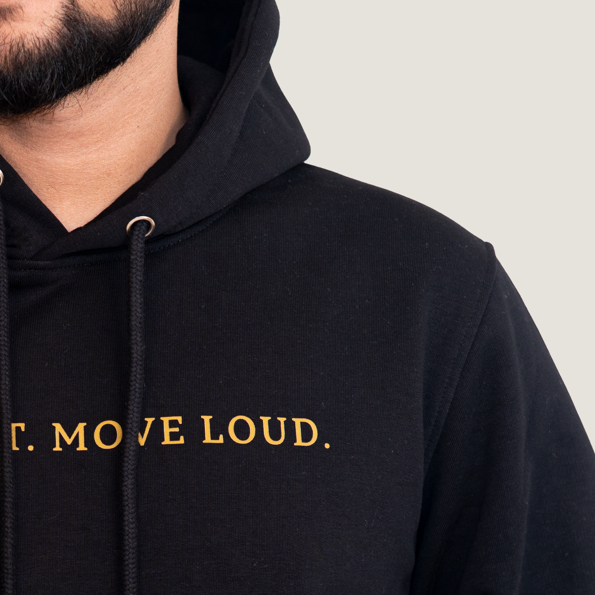 The "Stay Quiet. Move Loud." Statement Hoodie