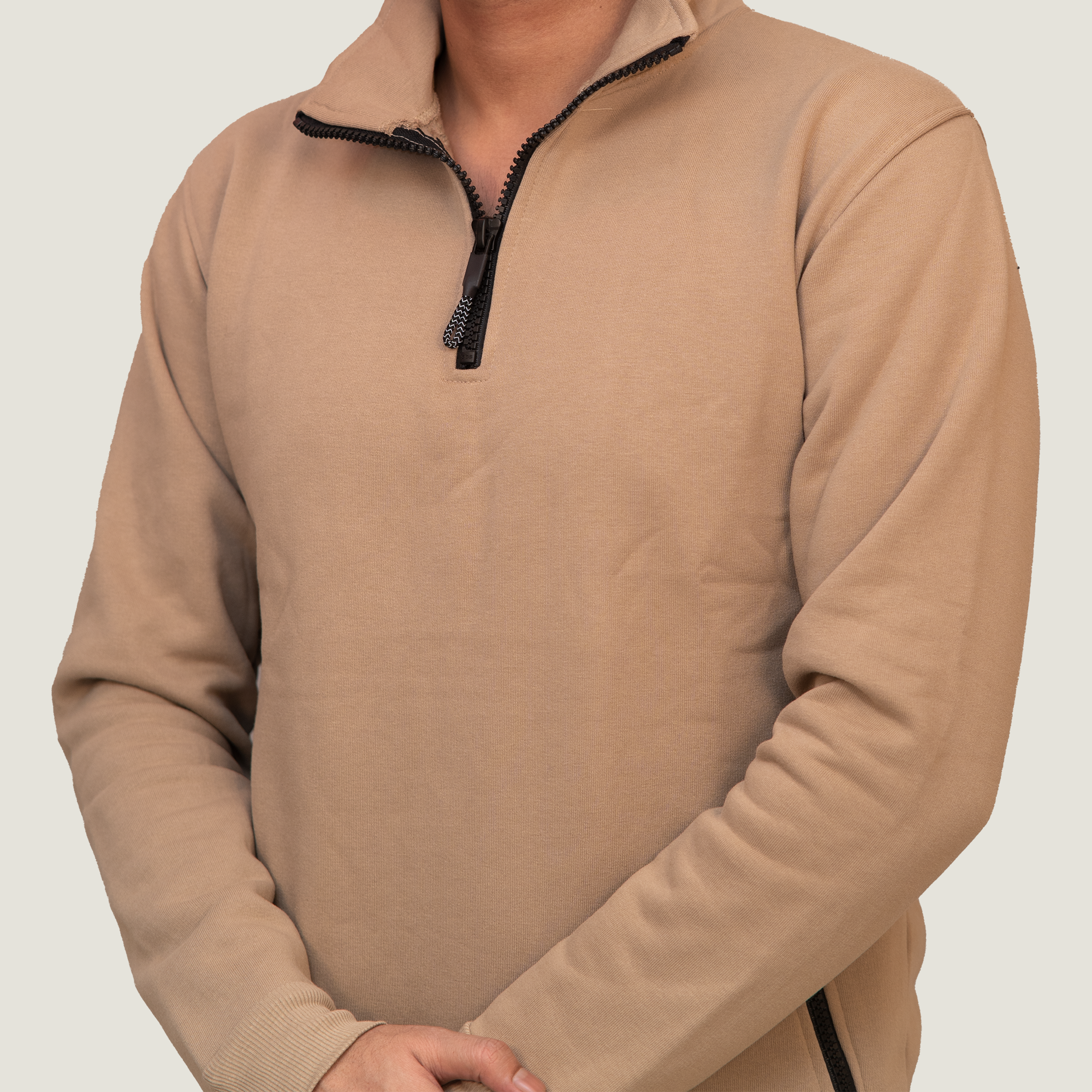 Venso Apex Quater Zip - Sandstone